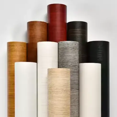 Vacume Press Wood Grain PVC სითბოს შემცირების ფილმი